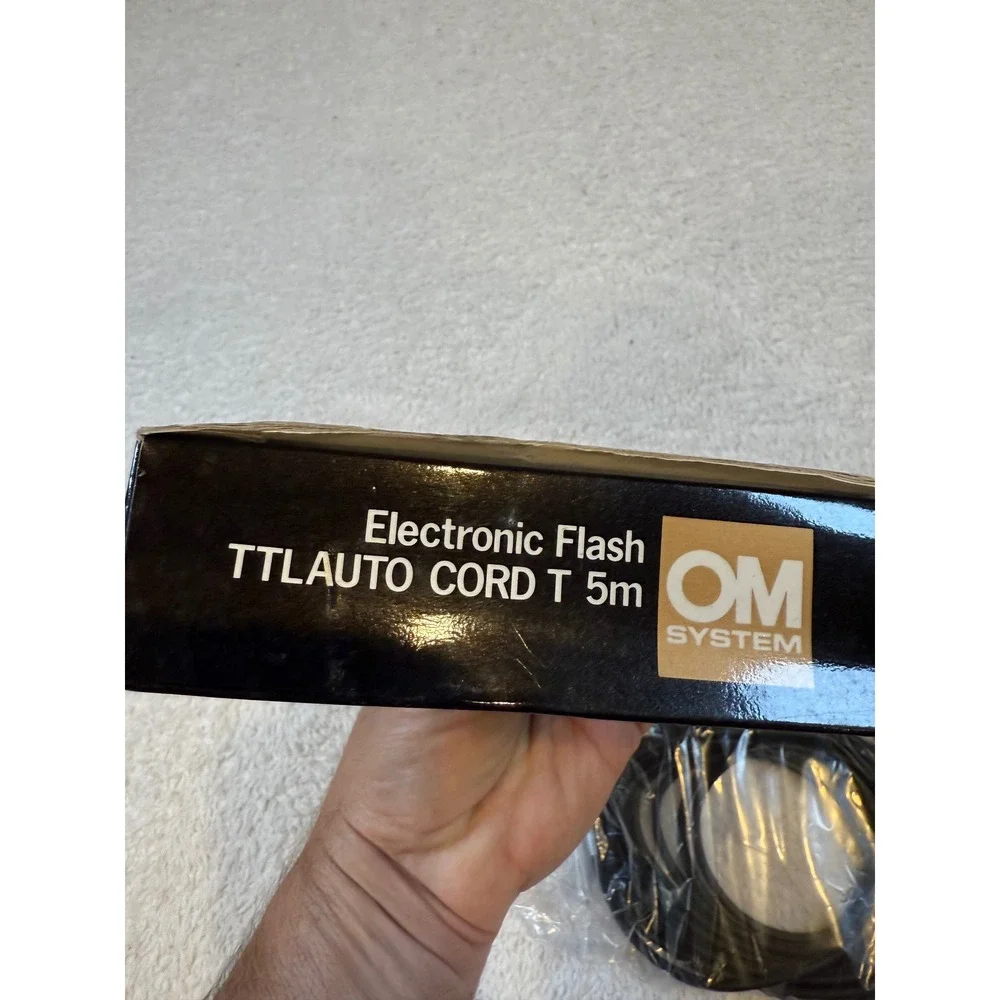 Olympus OM System Electronic Flash TTL Auto Cord T 5m Off-Camera Flash Cable